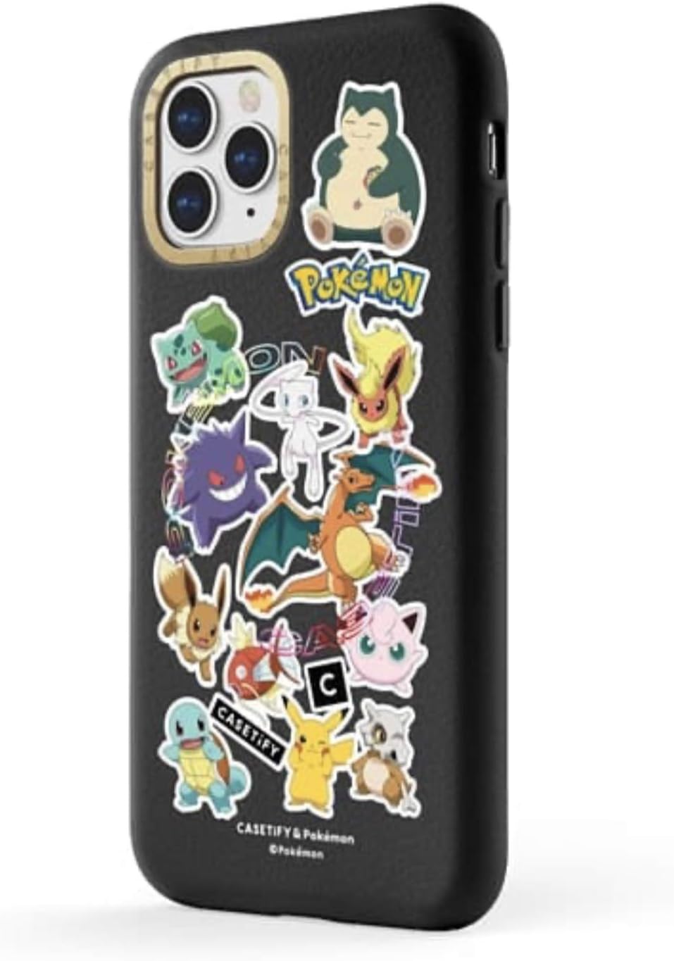 Amazon Co Jp ポケモン Casetify スマートフォン レザーケース ジェットブラック Iphone 11 Pro ドラッグストア