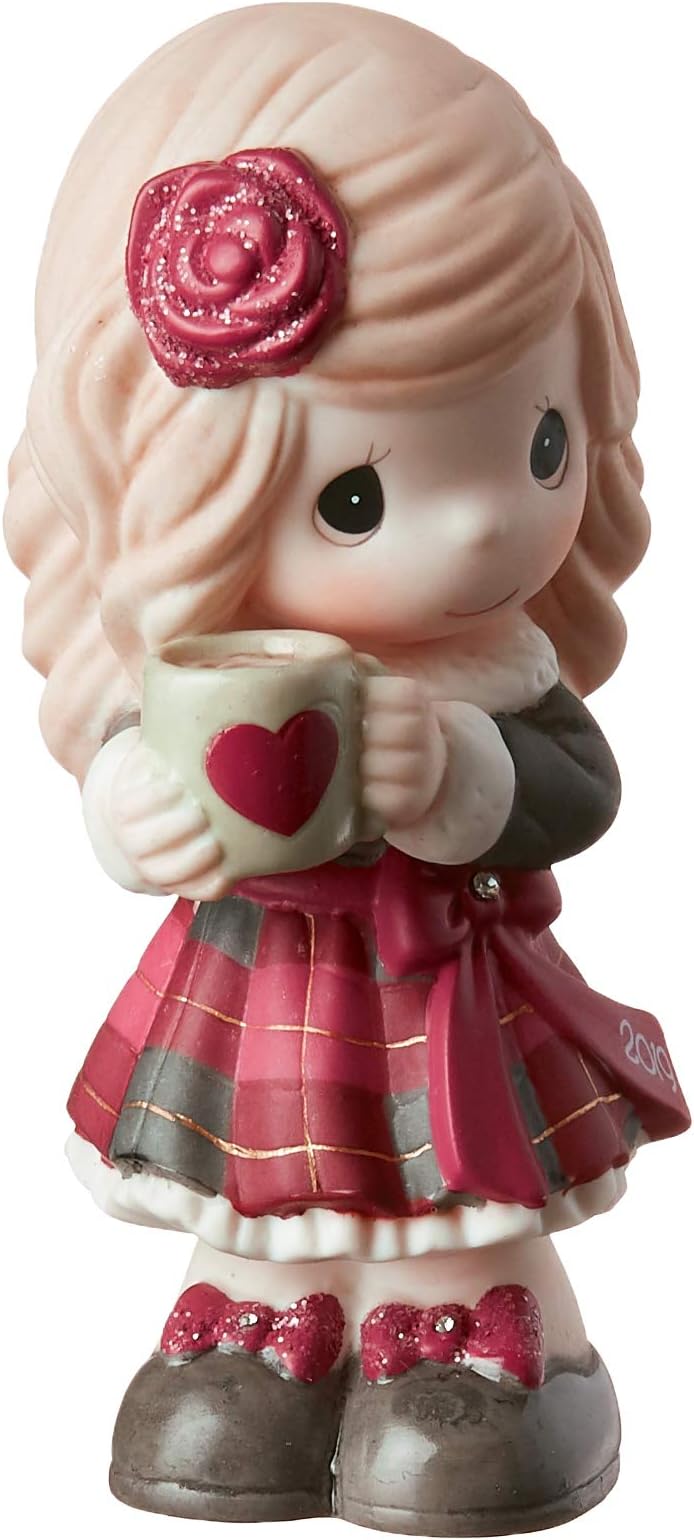Precious Moments Heart Warming Christmas 2019 Dated Bisque Porcelain 191001 Figurine, One Size, Multi