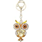 Hikiwin Charm Keychain for Women,Crystal Key Chain with Diamond Pendant,Cute Bag Purse Keyring Accessory