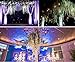 TRvancat Artificial Wisteria Hanging Vine 12 Pack 3.6FT/pcs, Fake Silk Flowers in Natural Chain Garland for Wedding Ceremony Arch Party Home Garden Decor (White)