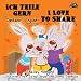 Ich teile gern I Love to Share (German English Bilingual Collection) (German Edition)