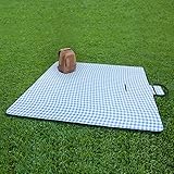 ZhongBan Extra Large Picnic & Outdoor Blanket with Waterproof Backing 80″ x 90″
