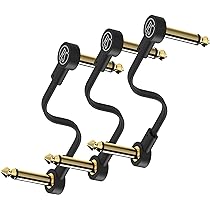 World's Best Cables 2-Foot Patch Cables (2-Pack) – Mogami 2319 & Amphenol Gold TS Plugs