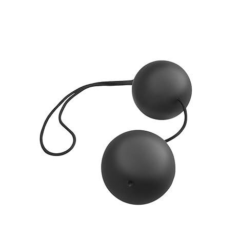 Pipedream AFC - Vibro Balls - 2 zusammenhängende Liebeskugeln zur Anal Stimulation, mit Rückholschlaufe - Kugel- Ø je ca. 36 