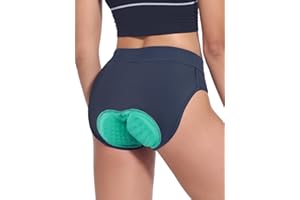 BERGRISAR Women's 4D Padded Bike Shorts Cycling Underwear with Gel Padding Biking Bicycle Briefs