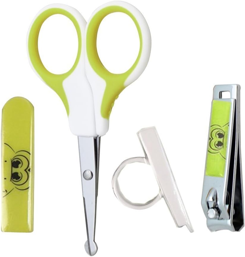 Baby Manicure 4 Pieces Set Ultra - Comfortable For Parents to Use (Yellow)