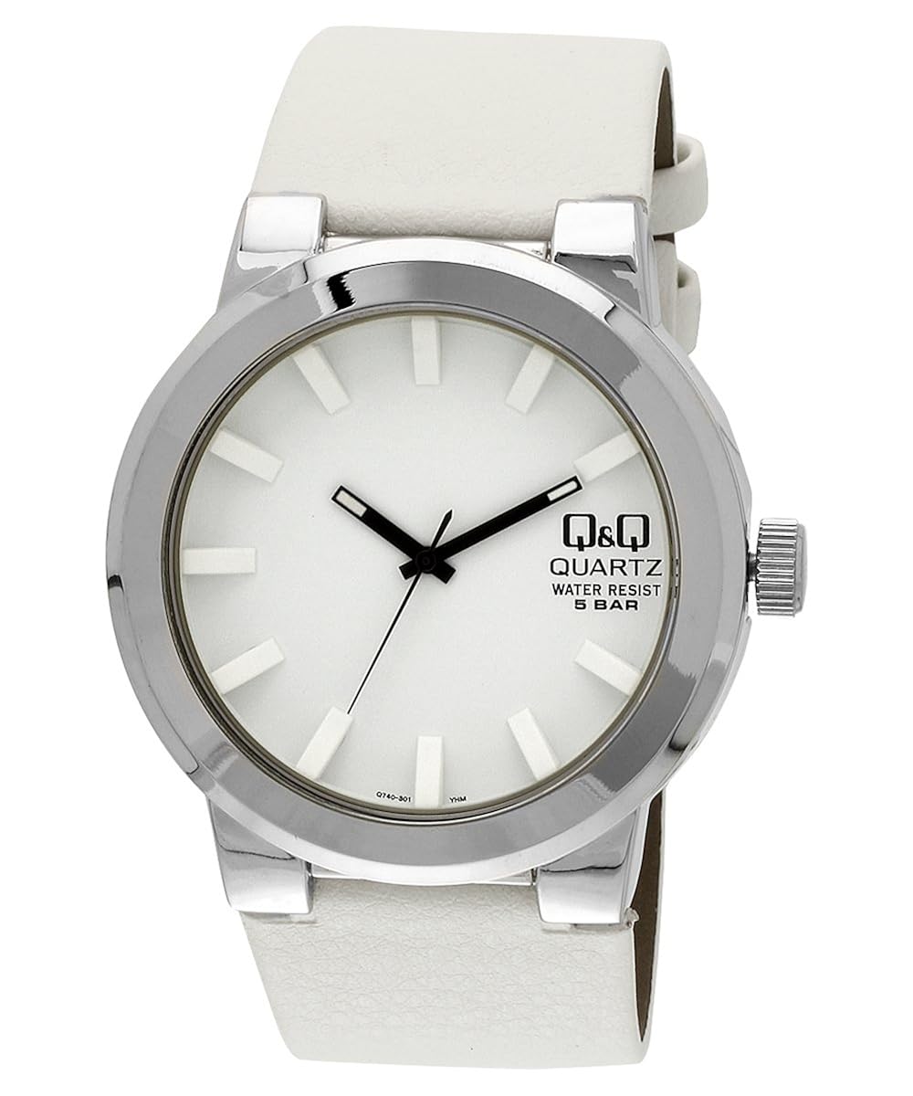 Buy Q&Q Analog White Dial Men's Watch Q740J301Y Online at Low Prices