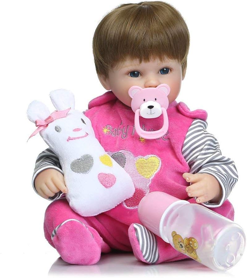 Prezzo NACHEN Bambola in Silicone Giocattolo Simulazione Baby Rebirth Lifelike Neonato Rebirth Neonato 42cm Offerte