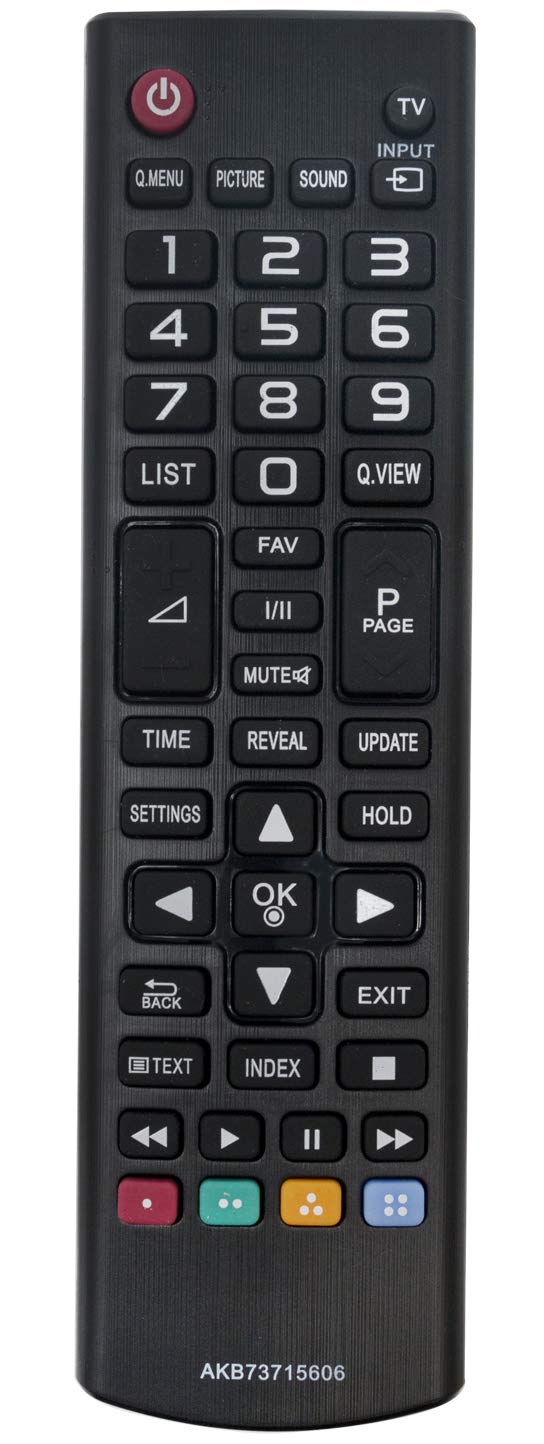 ALLIMITY AKB73715606 Remote Control Replaced for LG TV 19MN43D 22LX330C 22LY330C 22LY340C 22MA33D 22MT44D 22MT47D 24MN33 24MT35S 24MT55V 24MT57D 26LN450B 26LN457B