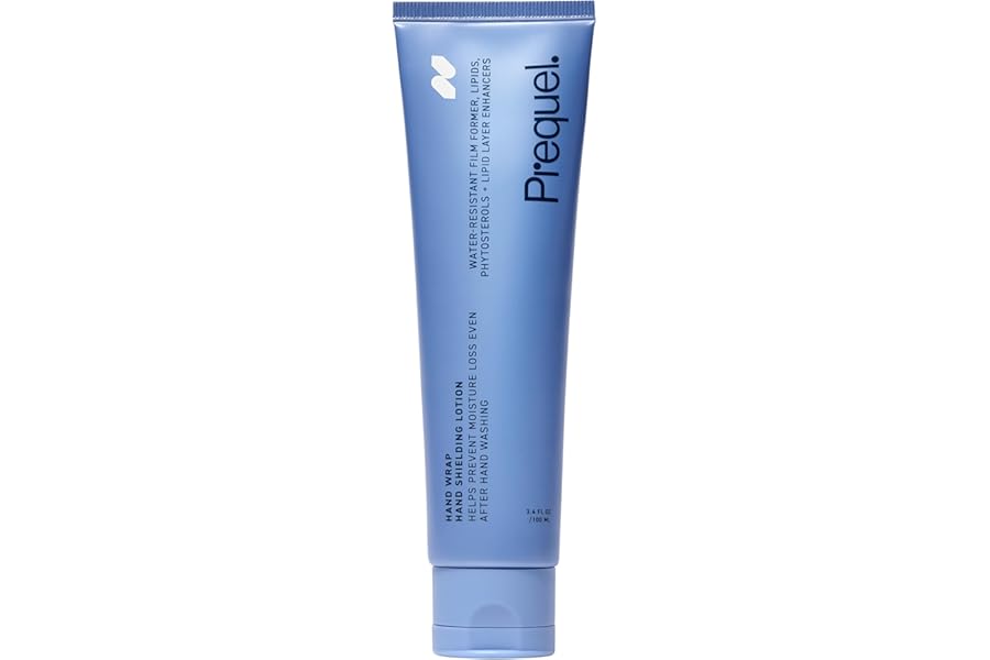 Prequel Skin Hand Wrap, Hand Cream for Dry Cracked Hands. Deep Nourishing Moisturizing Formula. Non-Greasy Balm for Women and Men. Unscented Skincare with Moisture Lock Formula. 3.4oz