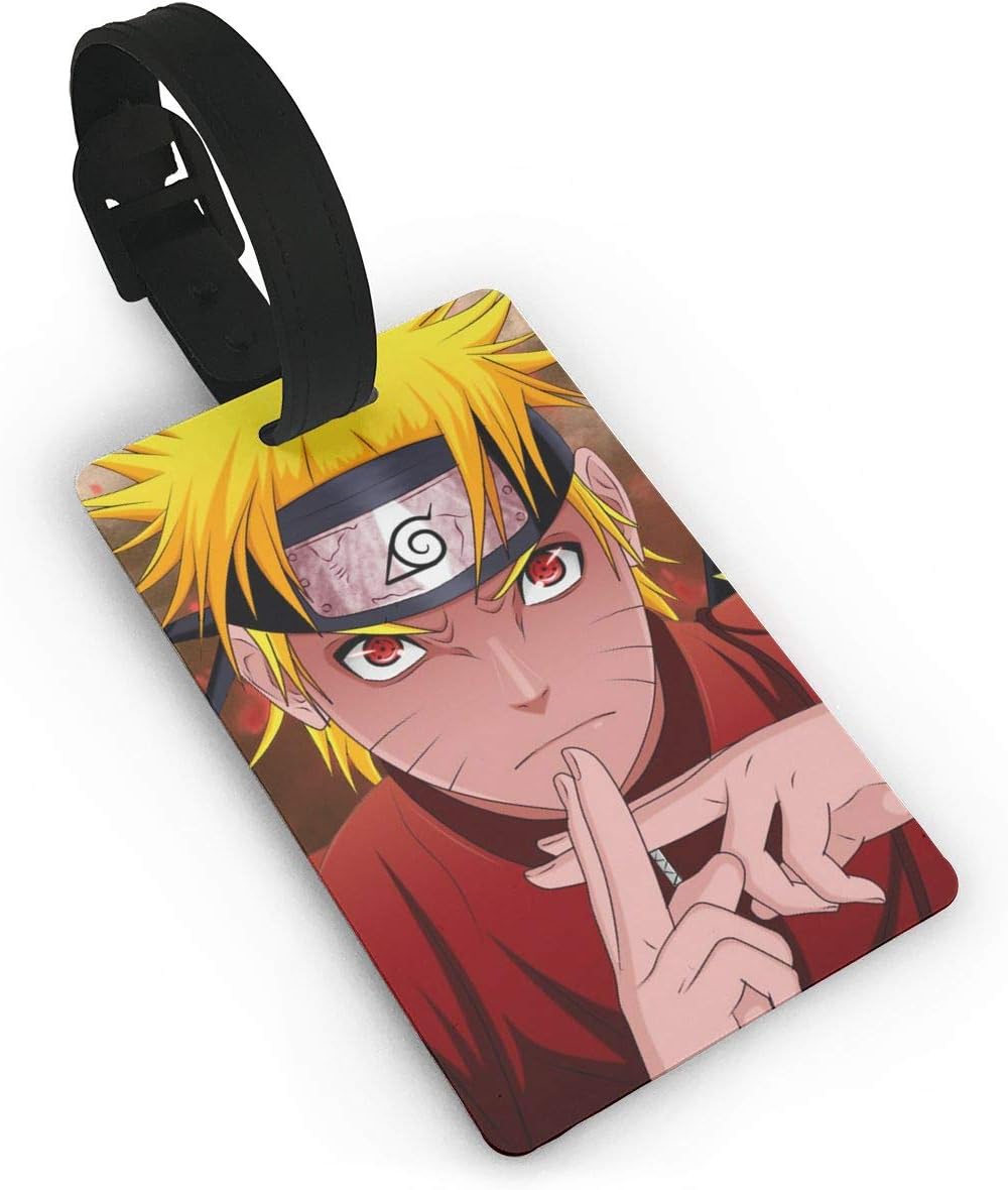 Amazon Com Wsxedc Luggage Tags Naruto Uzumaki Suitcase Labels Bag Tag Travel Id Identifier Baggage Tag Luggage Tags