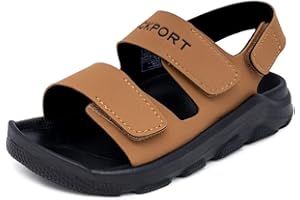 Rockport Kids Sport Sandals with Double Adjustable Straps - Athletic Open-Toe Water Shoes for Boys & Girls (Toddler/Little Kid/Big Kid)