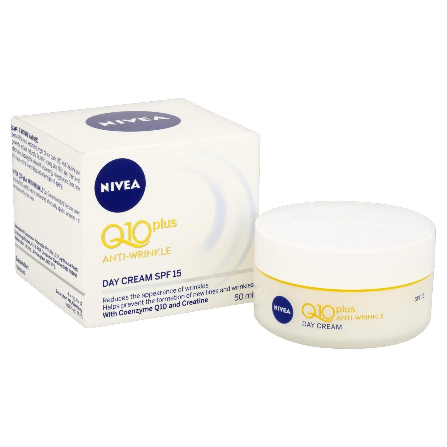 Nivea Visage Q10 Plus Creatine Anti Wrinkle Day Cream 1.7oz. / 50ml