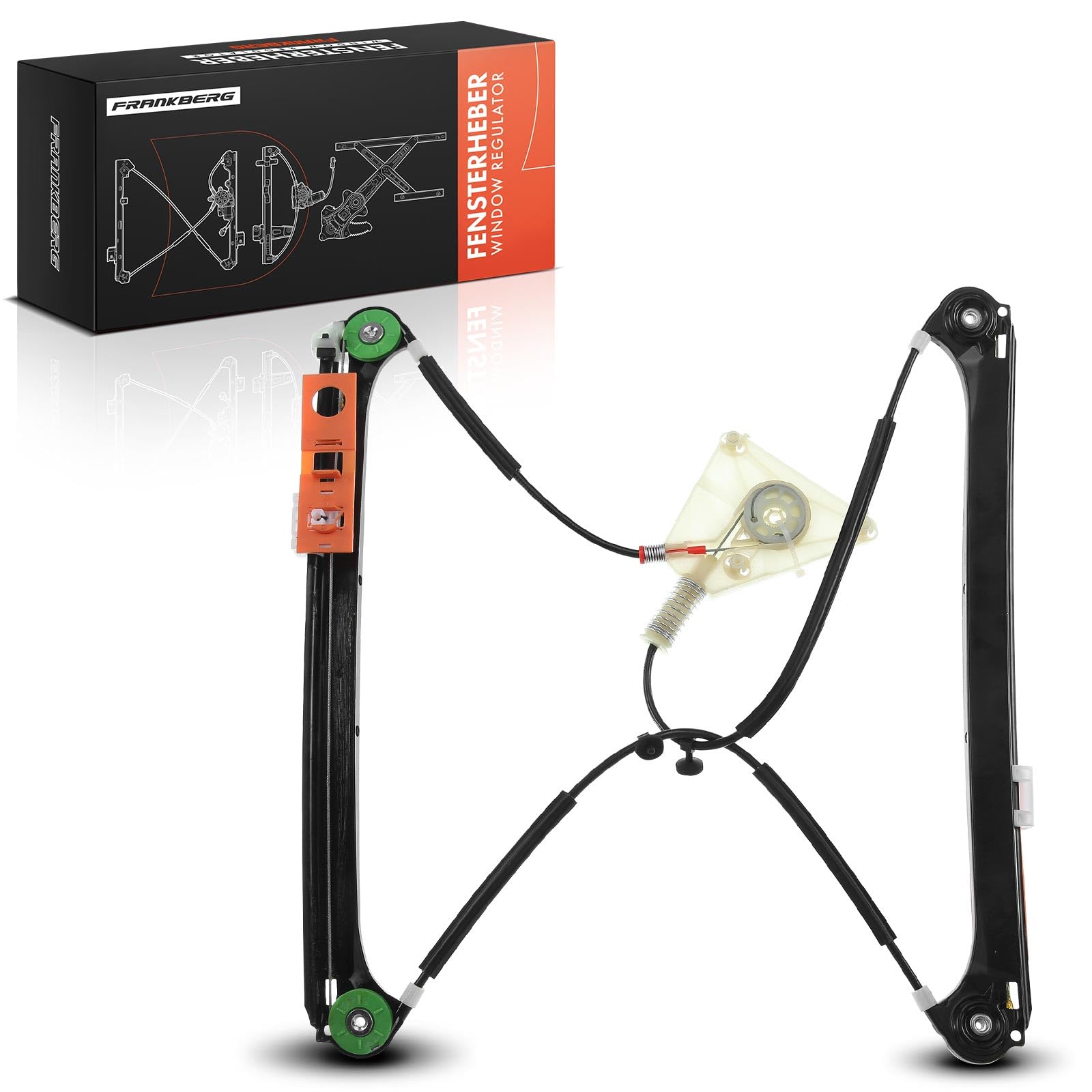 Frankberg Electric Window Regulator Without Motor Front Right Compatible with A3 Sportback 8PA 2004-2013 8P4837462