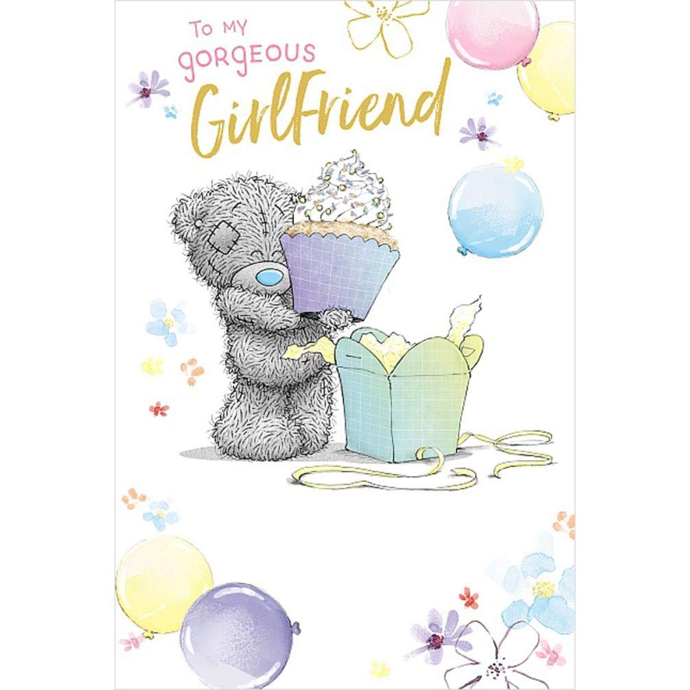 Girlfriend Birthday Me To You Bear Tatty Teddy Carte Blanche Birthday Card