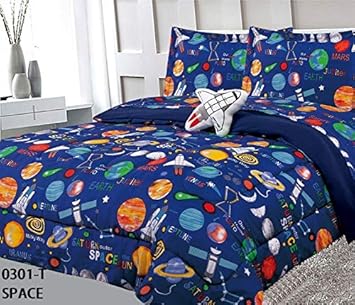 Amazon Com 6 Piece Twin Size Kids Boys Teens Comforter Set Bed In