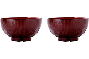 Showa Soup Bowl, Brown, etc. 12.8 fl oz (380 ml), Yamanaka Coating, Microwave and Dishwasher Safe, Turtle Shell Soup Bowl (Se