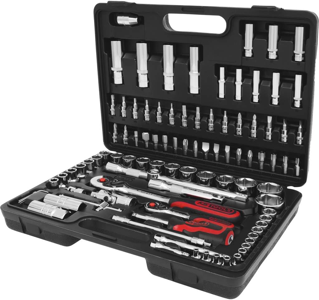 KS Tools 918.0796 1/4" + 1/2" CHROMEplus Socket set, 96 pcs, Colour, 96-Tlg