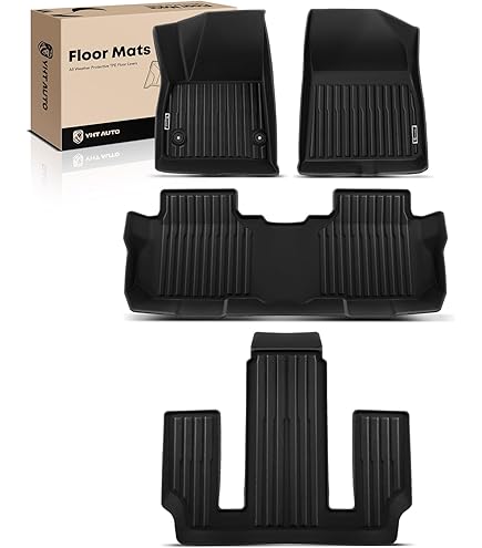 07 TAHOE Floor Mats OMAC All-Weather Floor Mats For GMC Acadia 2007-2016 &ndash; 5 -Piece Black TPE Liners, High Protection Weather Tech Floor Mats Silverado