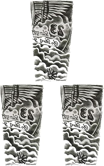 Amazon The Fantasy ファンタジー タトゥーシール 船 波 Hb087 A5サイズ 3枚入り タトゥーシール 通販