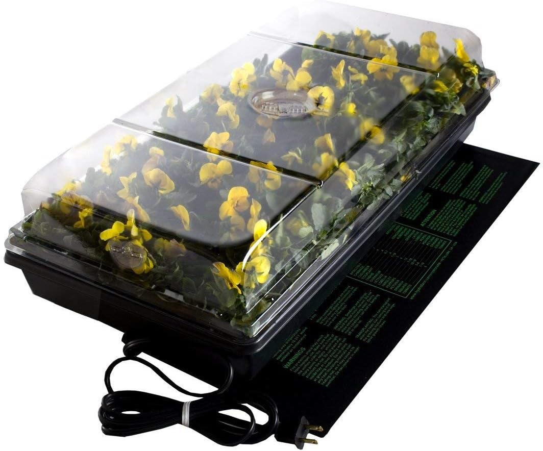 TADAMI Seed Germination Station, Seed Starter Trays,Waterproof Durable Germination Station,Seedling Heat Mat,Warm Hydroponic Heating Pad for Indoor Home Gardening Seed Starter