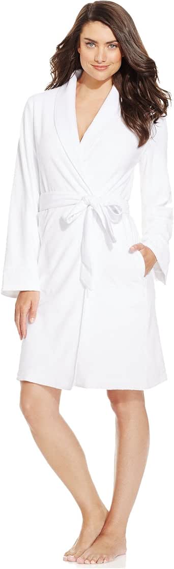 Charter Club Women s Terry Robe Large Bright White At Amazon Women s 