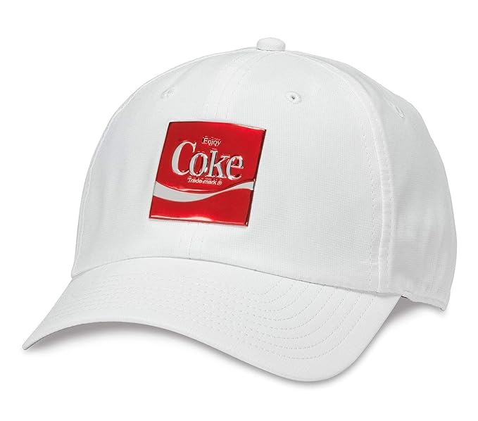white curved brim hat