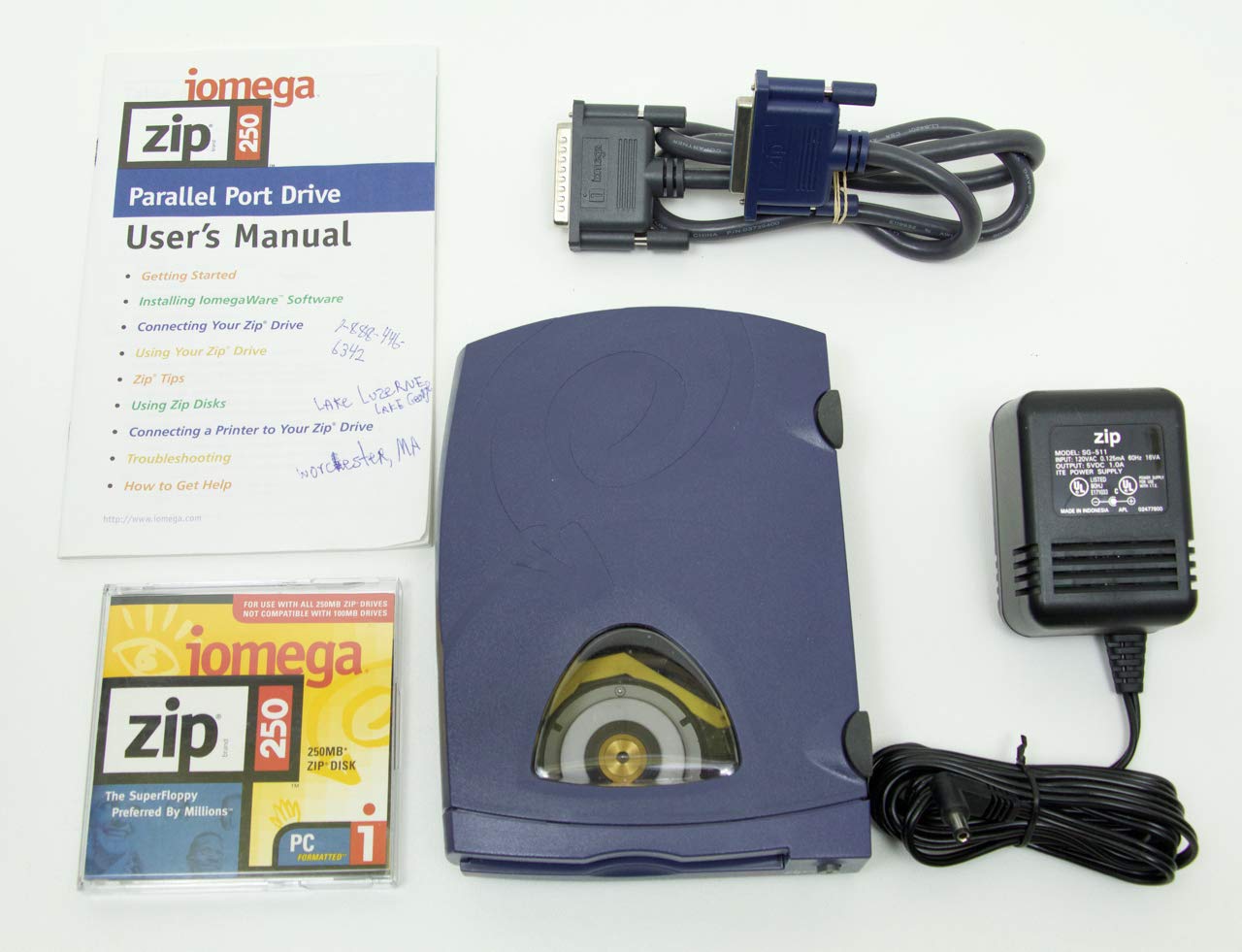 Iomega - Disk drive - ZIP ( 250 MB ) - Parallel