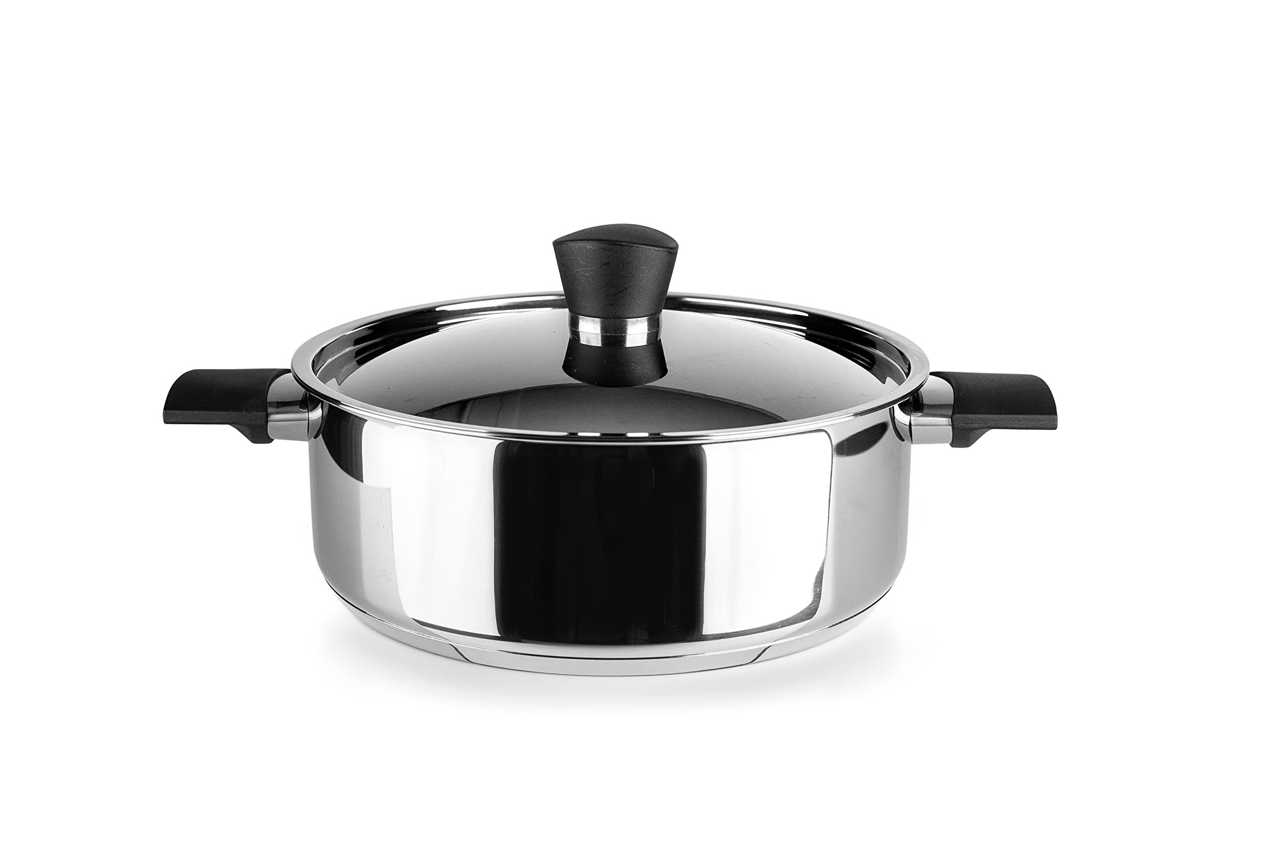 IBILI Svea Casserole with Lid, 16 cm, 18/10 Stainless Steel, Suitable for Induction Hobs