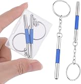 Abeillo 2Pcs Tiny Eyeglass Screwdriver Kit 3 in 1 Keychain Precision Set view 7