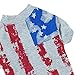 Zack & Zoey America's Pup Flag-Print Tee Shirt for Dogs, 16