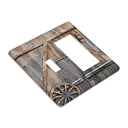 Wood Garage Barn Door Cabin 2 Gang Single