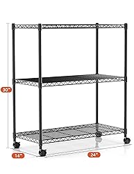 Simple Deluxe Heavy Duty 3-Tier Storage Shelves
