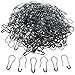 Pengxiaomei 1000 Pcs Bulb Pin, Metal Black Safety Gourd Pins, Calabash Pin Bead Needle Pins DIY Home Accessories, Suitable for The Tailor