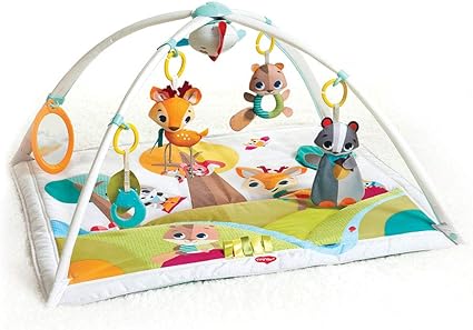 Tiny Love Gymini Deluxe Baby Speelkleed Met Muziek En Baby Activity Gym Geschikt Vanaf De Geboorte 0m 88 X 78 Cm Into The Forest Amazon Nl