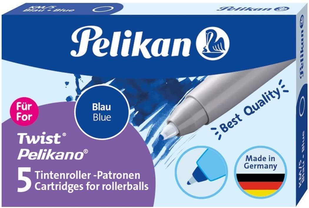 Cartucce per sferografica KM/5 Pelikan - blu Royal - 0F6PA2 (conf.5)