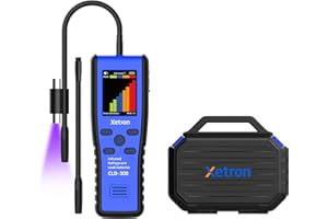 Xetron[Flagship] Infrared Refrigerant Leak Detector A2L Compatible [R1234YF R134A R410A R22], HVAC Anti-Interference 10-Yr. Sensor Automotive AC Mute Rechargeable Freon Sniffer with an Extended 12inch
