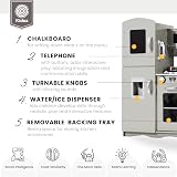 Kidoz Signature Wooden Toy Kitchen Large Play Kitchen Grey With Lights Sounds view 5