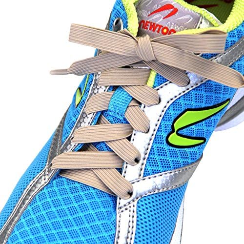 S SlacklaceSlacklace Elastic Shoelaces - Flat Lace, No Lock, No Re-Tie - Lace Replacement for Any Shoe