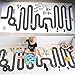 WINGOFFLY 27.5 x 68.5 Baby Infant Road Playmat Toddler Kid Adventure Carpet Activity Crawling Pad for Playroom Classroom Bedroom