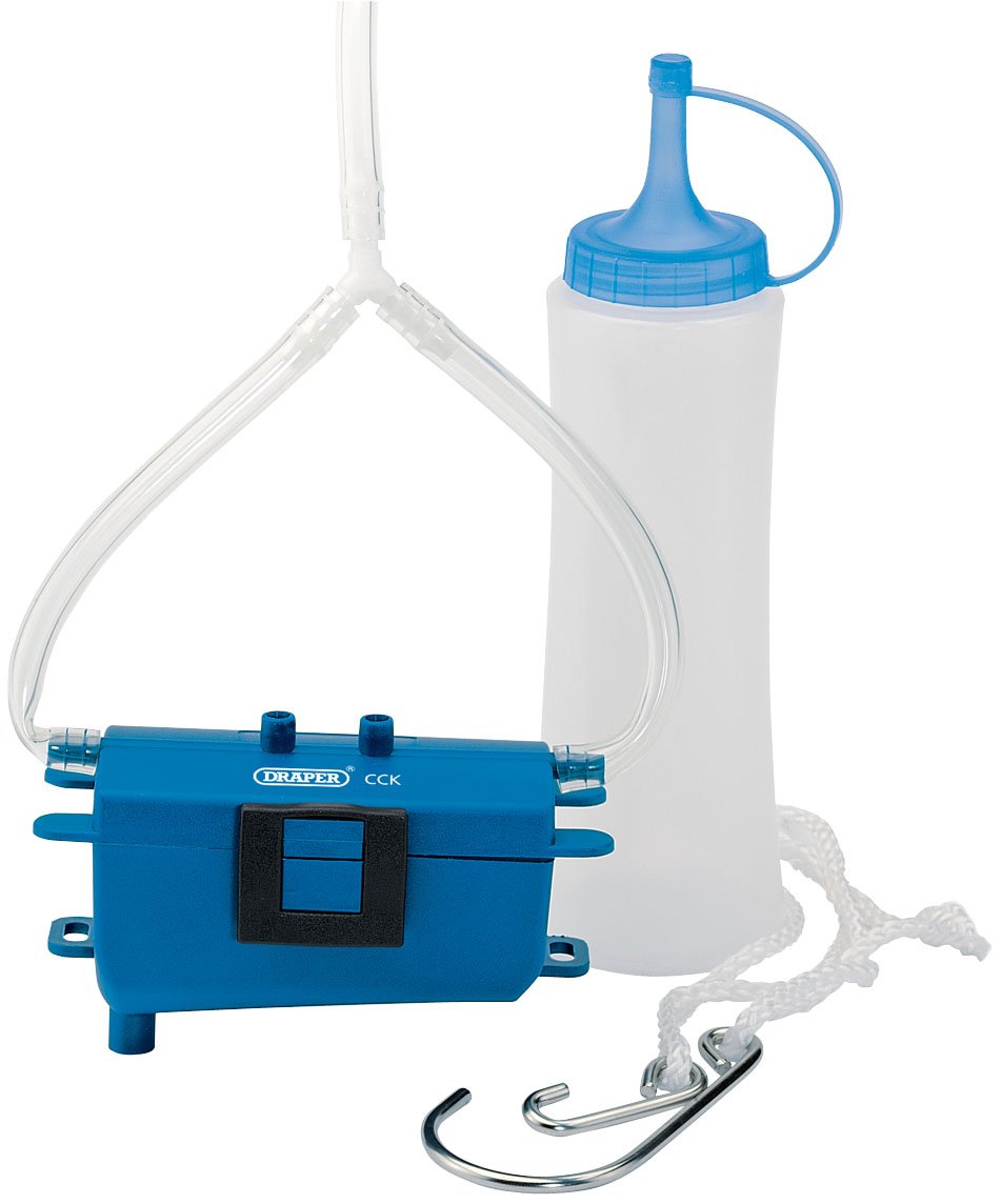 Draper 30834 Motorcycle Chain Cleaning Kit , Blue