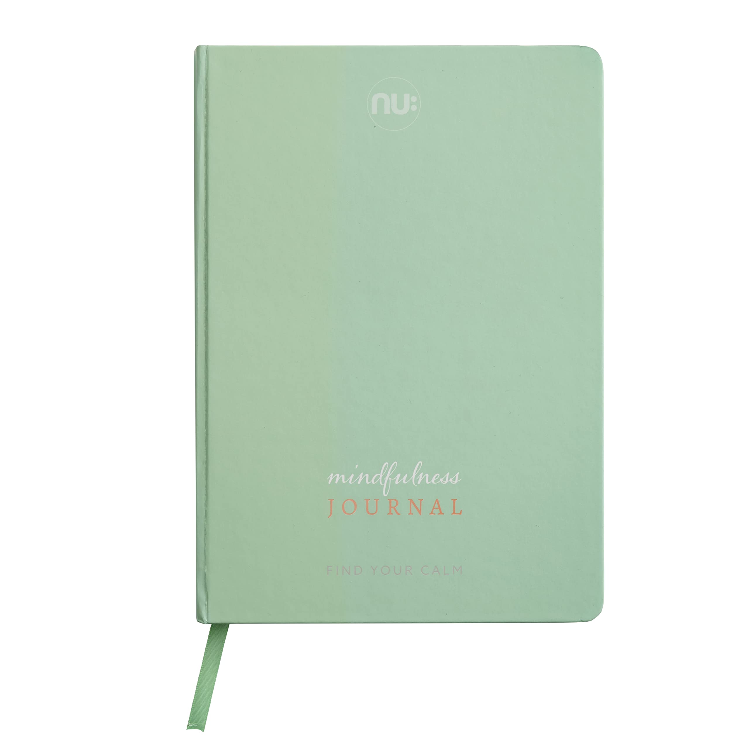 NU: Notebooks - Spectrum Pastels Range - Mindfulness Journal - A5 Notepad - Green - 200 Pages