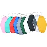 Newwe Key Label 10pcs Motel Hotel Sublimation Blank Keychains Rhombus Vintage Ornaments Heat Transfer Keychains DIY Valentines Day Blank Luggage tag