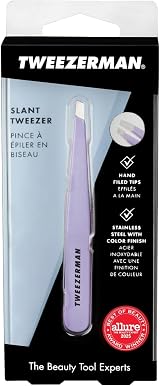 Tweezerman Lavender Slant Tweezer – Stainless Steel Precision Tweezers view 7
