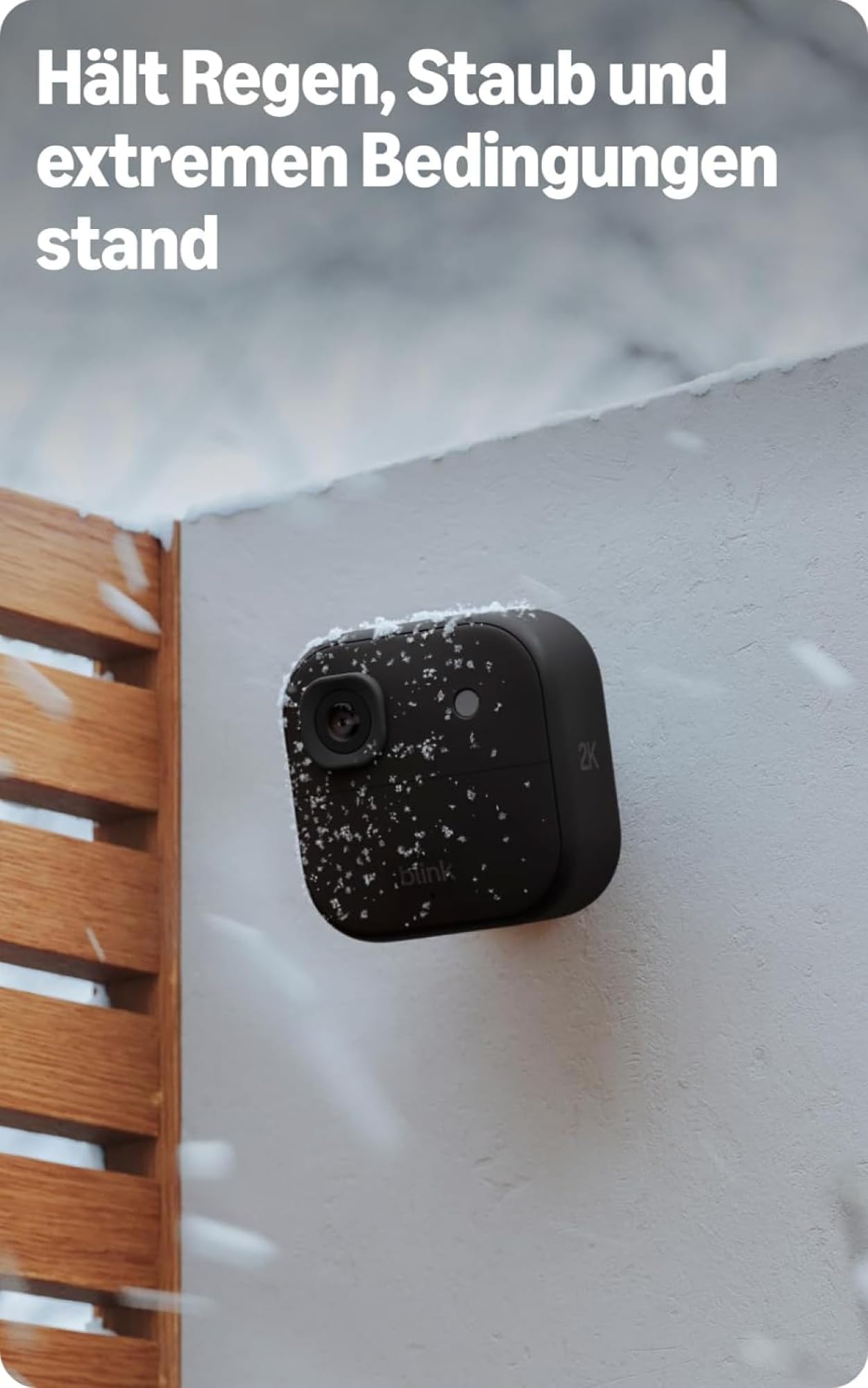 Blink Außenkamera 2K+ (neueste Generation) + Blink Videotürklingel – Kabellose, intelligente Sicherheitskamera, 2K-Videoauflösung. Sync-Basismodul enthalten – 1-Kamera-System, Schwarz 6