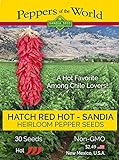 Hatch Red Chile Hot - Sandia - Heirloom 30 Seeds - Non-GMO - New Mexico Flavor