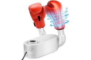 JUOIFIP Boxing Glove Dryer with Intelligent Timer, Constant Temperature Punching Gloves Dryer for Kids and Adults Effectively Eliminates Odors