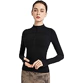 CARPESUN Women's Stretchy Workout Jackets Lightweight Full Zip Running Track Jacket