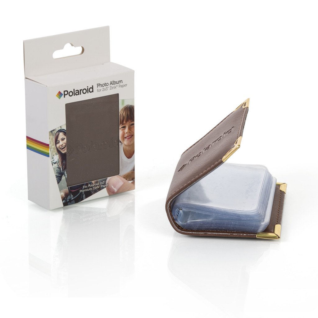 Polaroid PL2X3ABR Photo Album for 2x3 Zink Paper, Brown Buy Online in UAE. Arts Crafts