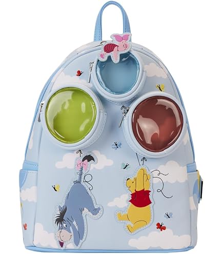 Loungefly Disney Winnie the Pooh and Friends Rainy Day Mini Backpack : Clothing, Shoes & Jewelry